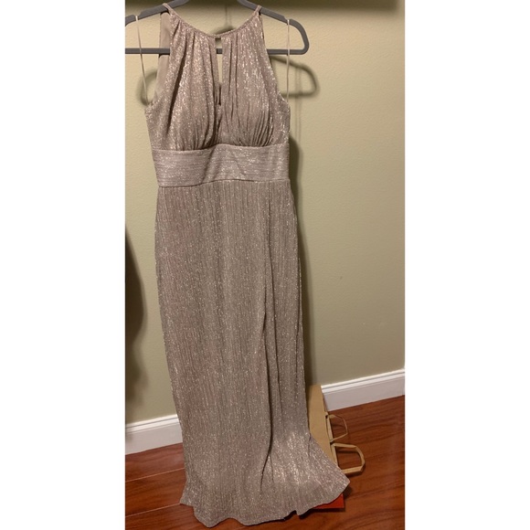 Gold bridesmaid dress - Picture 2 of 3